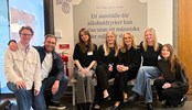 Students together with a representative at Systembolaget