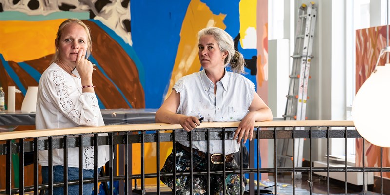 Sara Rosengren, professor, och Elisabeth Frieberg