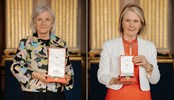 Knights Marie Ehrling and Gunilla Arhén