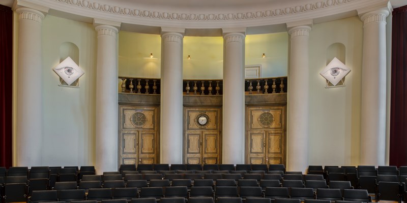 Ylva Snöfrid´s From the Eyes of a Painter in the auditorium